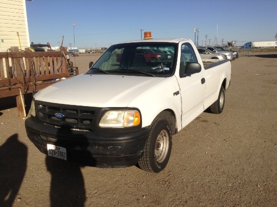 1997 Ford F-150 Pickup Truck RWD V6, 4.2L , Fuel Type: G , Transmission: 0 , Color: White , ODO Read