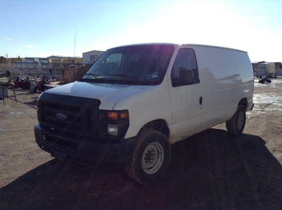 2008 Ford E-Series Cargo Full-Size Van RWD V8, 4.6L , Fuel Type: G , Transmission: A4 , Color: White