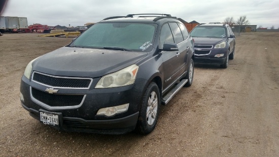2009 Chevrolet Traverse SUV SUV FWD V6, 3.6L , Fuel Type: G , Transmission: A6 , Color: Black , VIN: