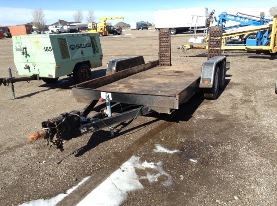 2003 Felling Equipment Trailer , Length: 16" , Tandem , 2-5/16" Bumper Pull , Color: Black , VIN: 5F