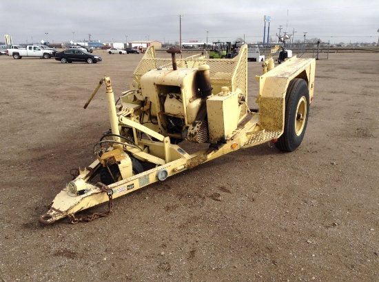 Hogg and Davis Reel Trailer , Length: 15' , Single , Pintle Hook , Color: Yellow , VIN: 11701293 *NO