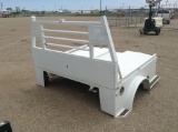 7' White Welding Flatbed for Truck