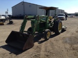 John Deere 2150 Utility Tractor w/Shredder Deck and Bucket Engine Type: 3 Cyl , Fuel Type: Diesel , 