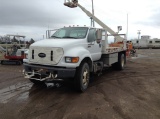 2003 Ford F750 Flatbed Reeltruck 24 Valve Cummins , Fuel Type: Diesel , Transmission: 6 Speed Auto ,