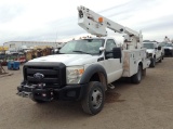 2011 Ford F450 Single Cab Service Bucket Truck 4x4 V8 , Fuel Type: G , Transmission: Automatic , Col