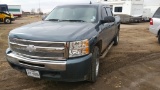 2009 Chevrolet Silverado Pickup Truck 4X4 V8, 5.3L , Fuel Type: G , Transmission: A6 , Color: Blue ,