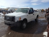 2011 Ford F-150 Pickup Truck 4X4 V6, 3.7L , Fuel Type: Gasoline , Transmission: A6 , Color: White , 