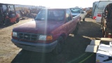 1994 Ford Ranger Pickup Truck RWD I4, 2.3L , Fuel Type: G , Transmission: 0 , Color: Red , ODO Reads