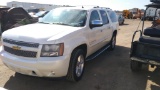 2008 Chevrolet Suburban SUV SUV 4X4 V8, 5.3L , Fuel Type: F , Transmission: A4 , Color: White , ODO 