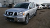 2012 Nissan Armada SUV SUV 4X2 V8, 5.6L , Fuel Type: F , Transmission: A5 , Color: Silver , ODO Read