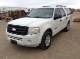 2008 Ford Expedition EL SUV SUV 4X2 V8, 5.4L , Fuel Type: G , Transmission: A6 , Color: White , ODO 