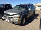 2002 Chevrolet Tahoe SUV SUV 4WD V8, 5.3L , Fuel Type: F , Transmission: A4 , Color: Tan , ODO Reads