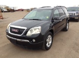 2009 GMC Acadia SUV SUV FWD V6, 3.6L , Fuel Type: G , Transmission: A6 , Color: Black , ODO Reads: 1