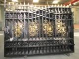 20' HD Bi-Parting Wrought Iron Driveway Gate *To Sell as One Pair*