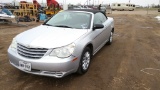 2009 Chrysler Sebring Convertible Car FWD I4, 2.4L , Fuel Type: G , Transmission: A4 , Color: Silver