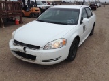 2011 Chevrolet Impala Sedan Car FWD V6, 3.5L , Fuel Type: F , Transmission: A4 , Color: White , ODO 