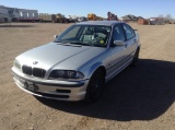 1999 BMW 3 Series Sedan Car RWD I6, 2.5L , Fuel Type: G , Transmission: 0 , Color: Silver , ODO Read