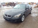 2005 BMW 5 Series Sedan Car RWD V8, 4.4L , Fuel Type: G , Transmission: 0 , Color: Black , ODO Reads