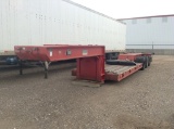 1977 American Transport Trailer , Length: 30' , Triple Dual Axle , 5th Wheel , Color: Red , Asset #: