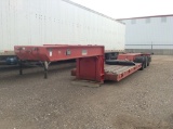 1977 American Transport Trailer , Length: 30' , Triple Dual Axle , 5th Wheel , Color: Red , Asset #: