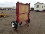 Shop Made Folding Trailer , Length: 8' , Single , Bumper Pull , Color: Red *NO TITLE*