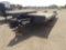 Interstate 20DT Flatbed Dove Tail Trailer , Length: 25' , Dual Tandem , Pin