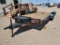 2019 Shopmade Car Hauler , Length: 18' , Tandem , Bumper Hitch , Color: Bla