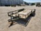 Shopmade Utility Trailer , Length: 16' , Tandem , Bumper Hitch , Color: Gre