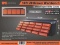 10FT Heavy Duty 20 Drawer Work Bench Orange TMG-WB20D