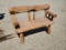 2 Person Wooden Bench Seat
