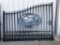 20' Bi-Parting Animal Wrought Iron Gate