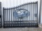 20' Bi-Parting Animal Wrought Iron Gate