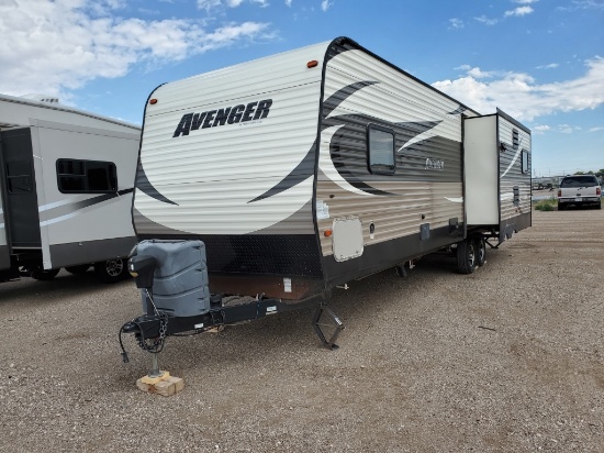 "2014 Avenger Travel Trailer (2) Slides, Awning, Stereo, Stove, Microwave,