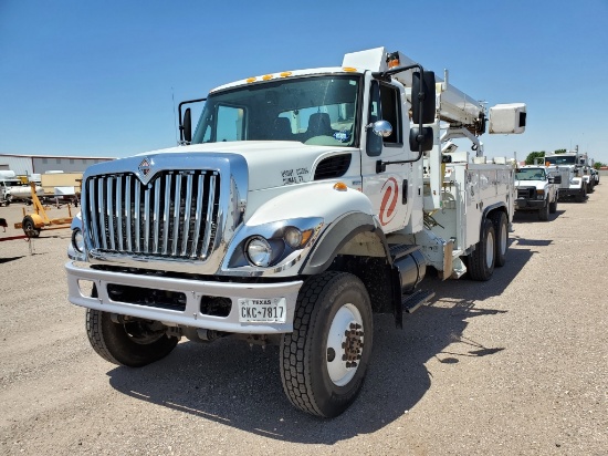 2008 International 7400 SFA Digger Derrick Service 6x6 6 cyl , Fuel Type: D