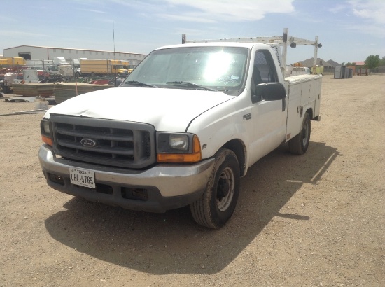 1999 Ford F-250 Super Dut Pickup Truck RWD V8, 5.4L , Fuel Type: G , Transm