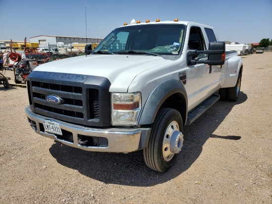 2009 Ford F-450 Super Dut Pickup Truck 4X2 V8, 6.4L T , Fuel Type: D , Tran