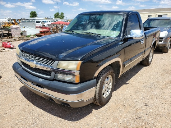 2004 Chevrolet Silverado Pickup Truck RWD V6, 4.3L , Fuel Type: G , Transmi