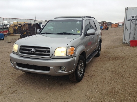 2004 Toyota Sequoia SUV SUV RWD V8, 4.7L , Fuel Type: G , Transmission: A4