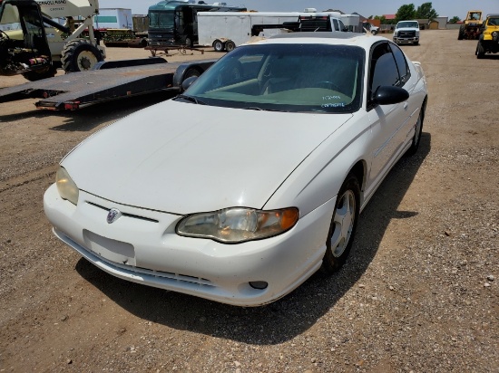 2001 Chevrolet Monte Carl Coupe Car FWD V6, 3.8L , Fuel Type: G , Transmiss