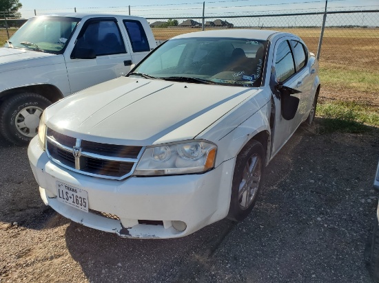 2009 Dodge Avenger Sedan Car *NO KEY* FWD V6, 2.7L , Fuel Type: G , Transmi