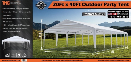 20' x 40' Outdoor Party Tent TMG-PT2040A