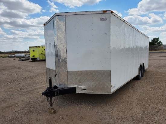 2014 Covered Wagon Enclosed Trailer , Length: 24' , Tandem , Bumper Hitch ,