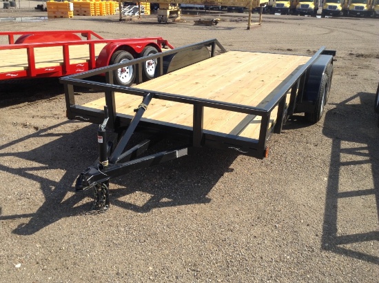2019 Top Line Utility Trailer , Length: 16' , Tandem , Bumper Hitch , Color