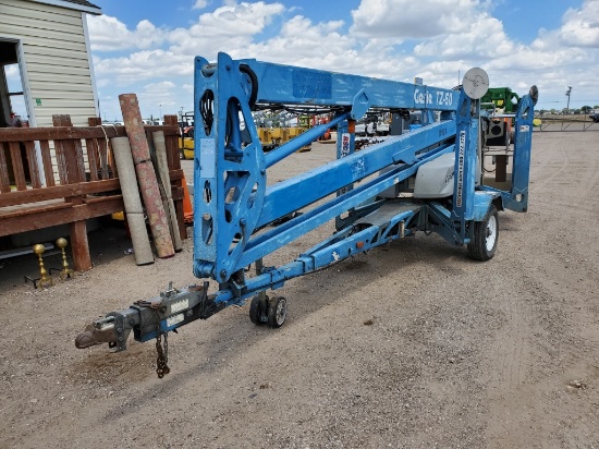 2006 Genie TZ50 Manlift Trailer *CONTROL BOX IS OUT OF SERVICE* Engine Type