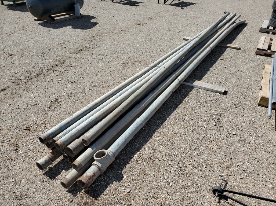 (12) 2 1/2" Galvanized Pipe