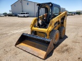 2017 Caterpillar 226D Skid Steer Open Operator Station; Auxiliary Hydraulic