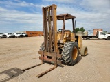 Case 585 All Terrain 5000lb Forklift Tilt and Side Shift Engine Type: 4 Cyl