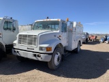 1999 International 4700 4700 Service Truck 301G Welder/Generator & Boss und