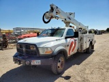2012 Dodge Ram 5500 Arial Bucket Service Truck Altec AT37-6, 37' Bucket Lif