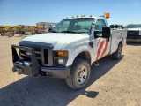 2009 Ford F-350 Super Dut Chassis Truck 4X4 V10, 6.8L , Fuel Type: G , Tran